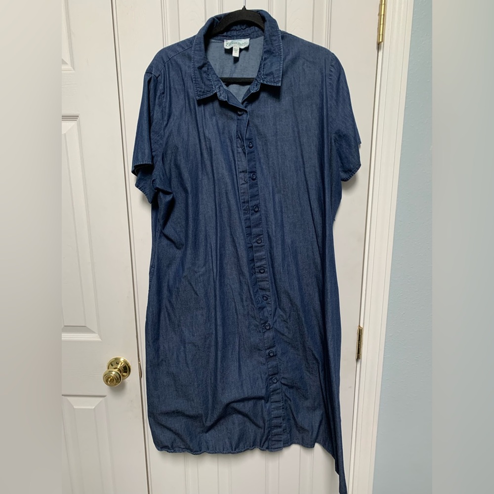 Vermont County Store Ellen Orton Cotton Dress 2xl